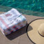 Serviette de plage 100% coton-75204785