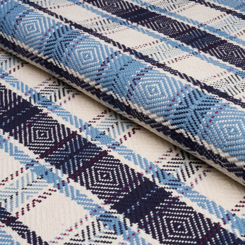 Tissu en similicuir 100% coton Heidi Performance, Bleu