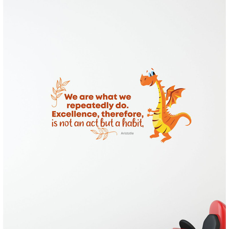 Text & Numbers Wall Decal, 20" H x 40" W