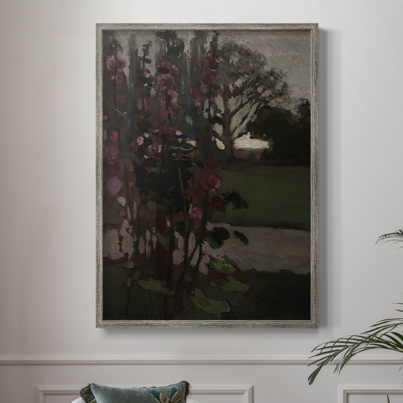 «Vintage Landscape Cxxv», reproduction encadrée - bois massif