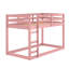 Lit mezzanine avec structure en bois
