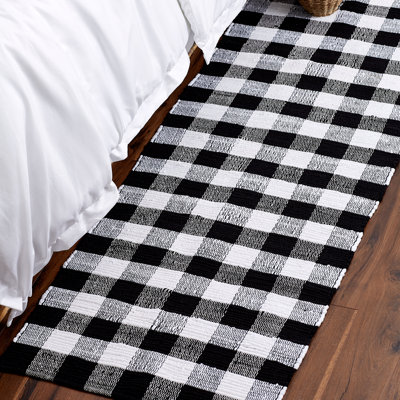 Caroyln Cotton Gingham Indoor Rug