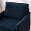 Chaise longue convertible en chenille avec dossier réglable et rangement-1239522447