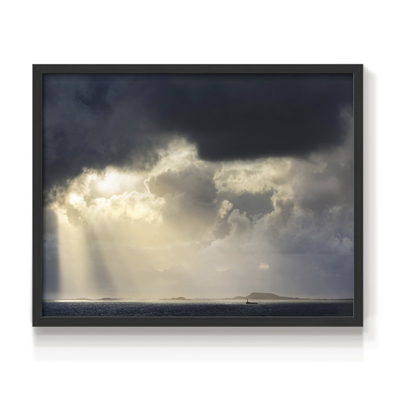 Rays of Light -Framed Print - Restickable