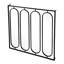 Miroir mural ovale noir 36 "X Four