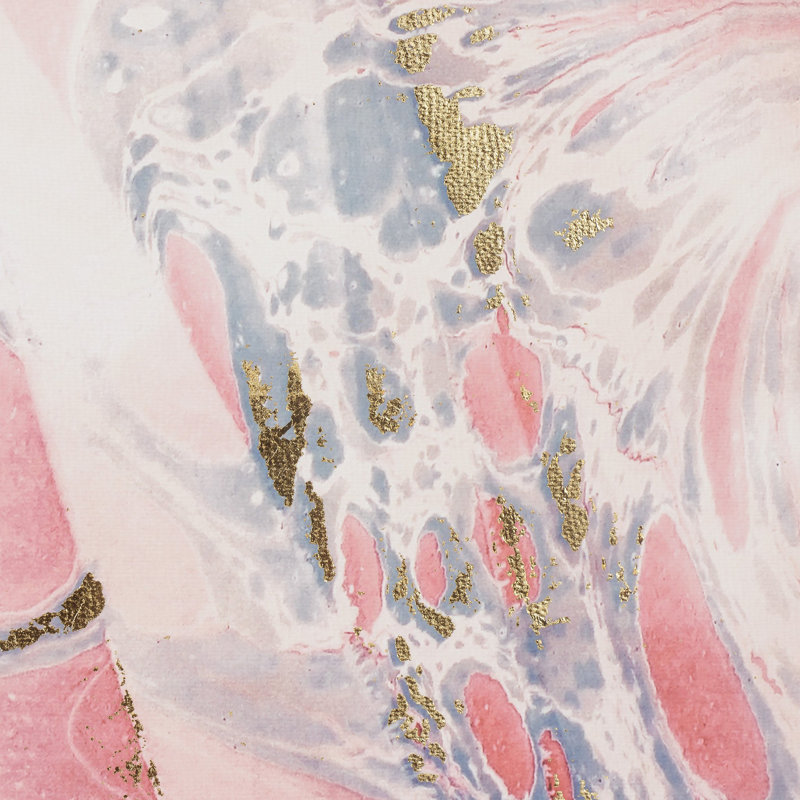 Rose Marbling Print