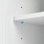 Armoire de salle de bain autoportante avec deux tiroirs pour la salle de bain-102830687