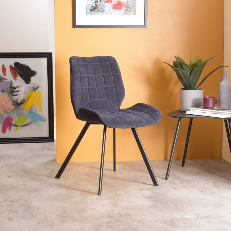 Chaise d'appoint rembourrée Lilah, Bleu ciel