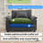 53" Comfy Cloud Couch Deep Seat Sofa Chair With Throw Pillow For Living Room Bedroom-998183987