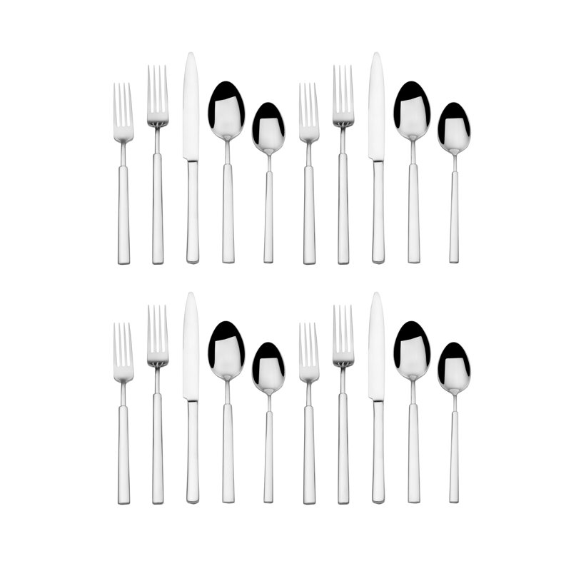 Ensemble de couverts 20 pièces Towle Living Lucerne, service pour 4, acier inoxydable 18/0
