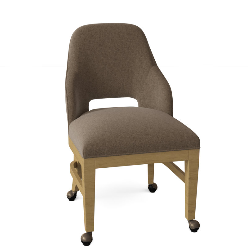 Darien Upholstered Side Chair, Bark (8789 06), Hazelnut