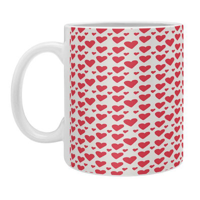 Grande tasse à café jolie little hearts