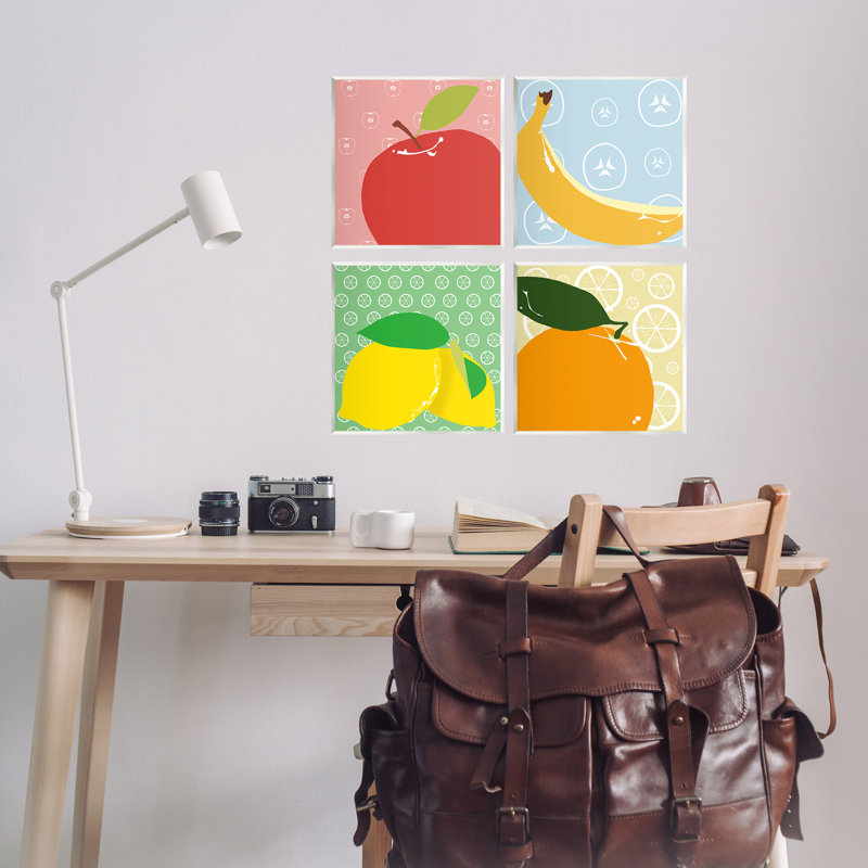 «Bright Kitchen Fruit», art mural par Daniela Santiago