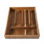 Bloomhouse 20 Piece Stone Washed Flatware 18/10 Stainless Steel Silverware Cutlery Utensil Set With Acacia Wood Caddy -1152785659