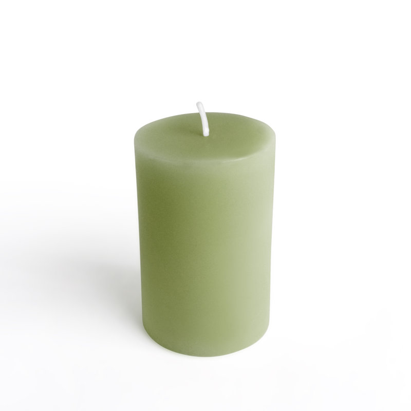 Bougie flottante non parfumée, 1, Vert, 2 po x 3 po
