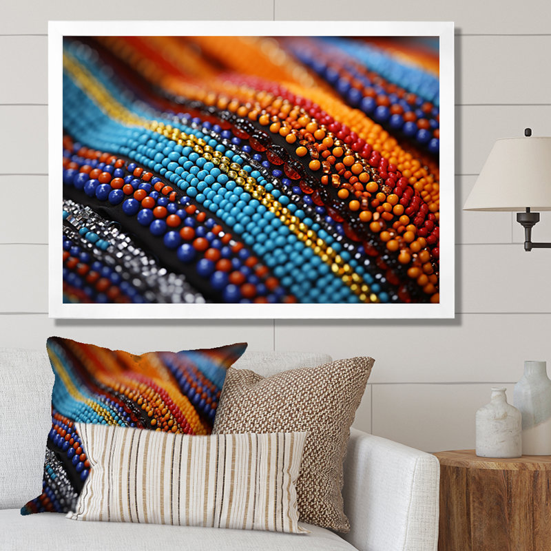 Tribus d'Afrique, perles de Samburi I - tribus d'Afrique, impressions sur toile, H 34 po x l 44 po x P 1,5 po