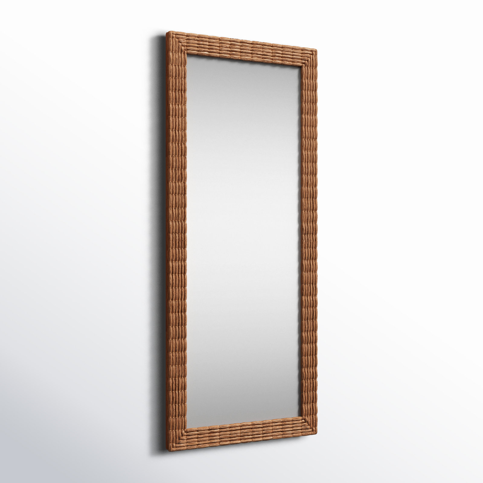 Rosalie Seagrass Rectangle Mirror