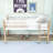Twin Low Loft Bed With Ladder, Guardrails And Slats