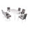 Edd 6 - Person Patio Dining Set with Rectangular Table , Cushions Included