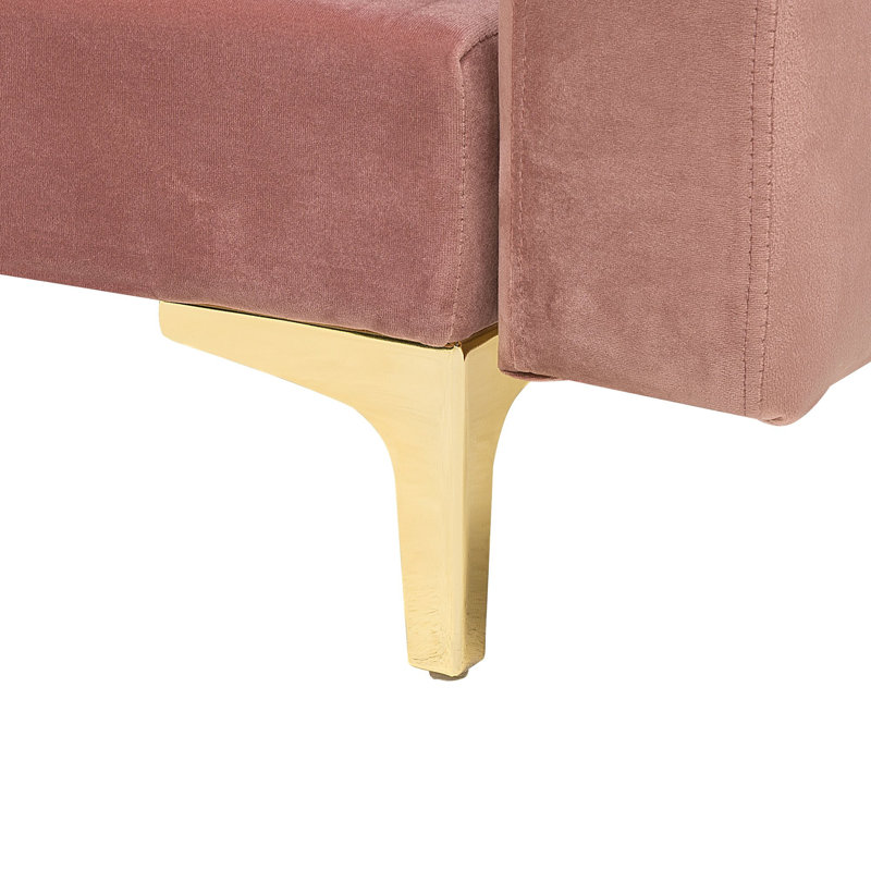 Prentice 4 Seater Sofa Bed, Left Hand Facing, Pink