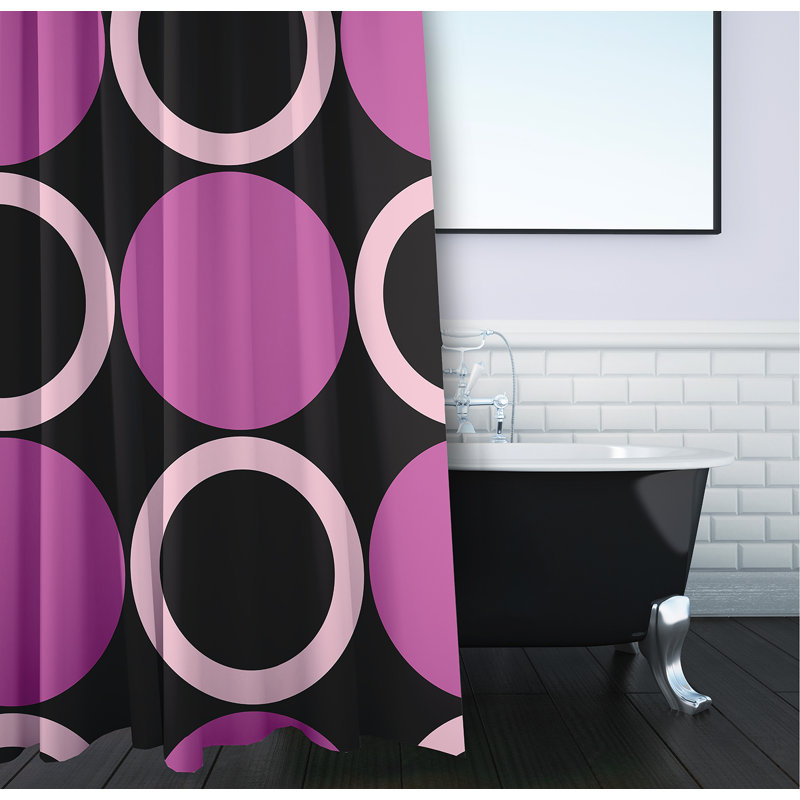 Rideau de douche Mod Circles, Orchidée