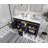 60 " W Freestanding Standard 2 Double Vanity Bathroom Vanity With Top-88110066