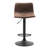Kaydra Swivel Upholstered Adjustable Height Counter Stool
