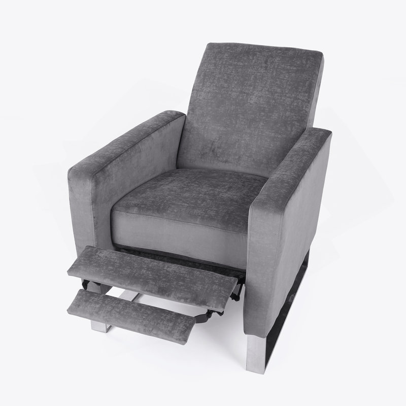 Fauteuil inclinable, Tissu gris