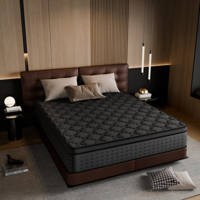 Medium Firm Pillow Top Cooling Gel Hybrid Mattress With Certipur-us Certified Foam by Alwyn Home