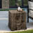Modern Accent Table 25"H Indoor Or Outdoor End Nightstand Side Table Square Living Room Bedroom-696017391