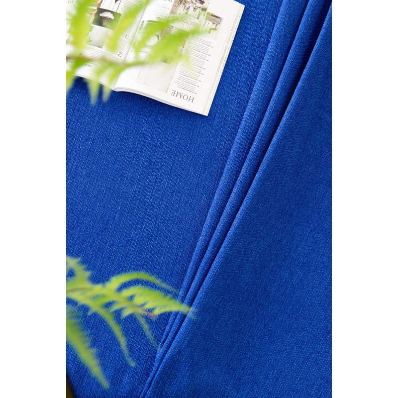 Gimena Fall Rectangle Stain Resistant Tablecloth, 85" L x 57" W, Royal Blue