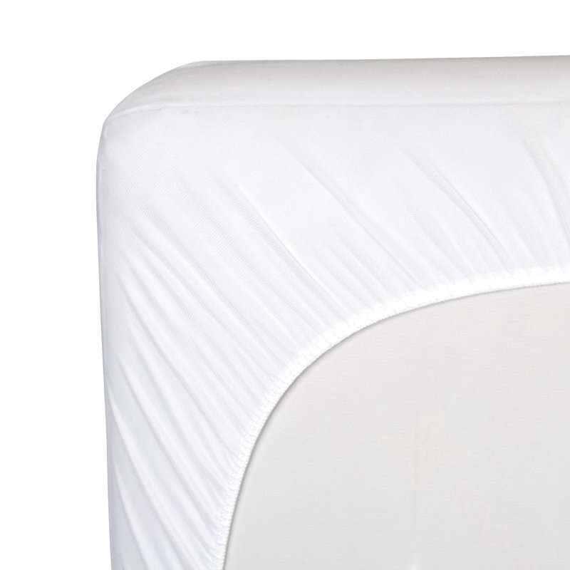 Sealy Waterproof White Mini Crib Mattress Protector Pad