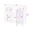 Armoire de salle de bain murale avec tablettes et rangement-120380614