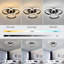 Aimes Acrylic LED Semi Flush Mount