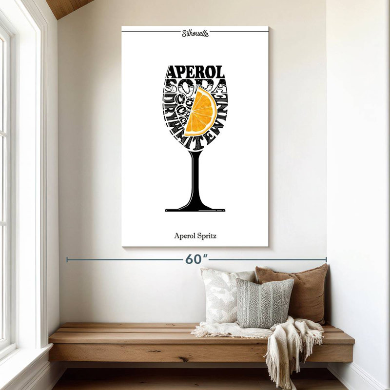 Affiche Yarlin Aperol Spirz, H 51 po x l 34 po