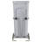 Rev-A-Shelf Chrome Steel Pullout Waste Container with Rear Basket Storage for Sink Base Cabinets-94092448