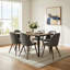 Ensemble de salle à manger rectangulaire de 63 po avec chaises rembourrées Shivani-105494030-128837125