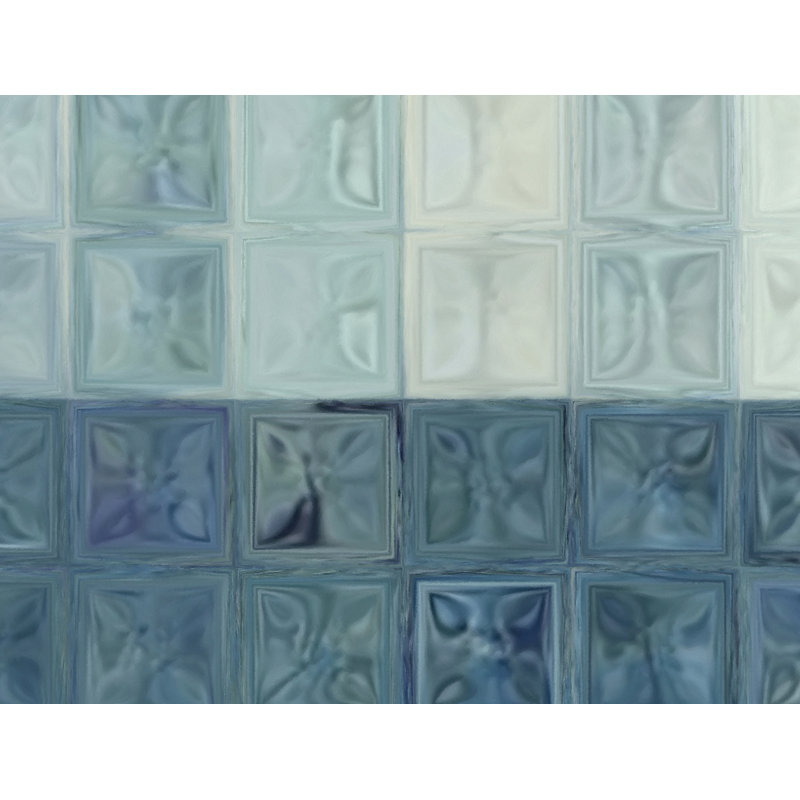 « tile art #6, 2015 », impression sur toile, H 18 po x l 30 po x P 1 po, Toile tendue