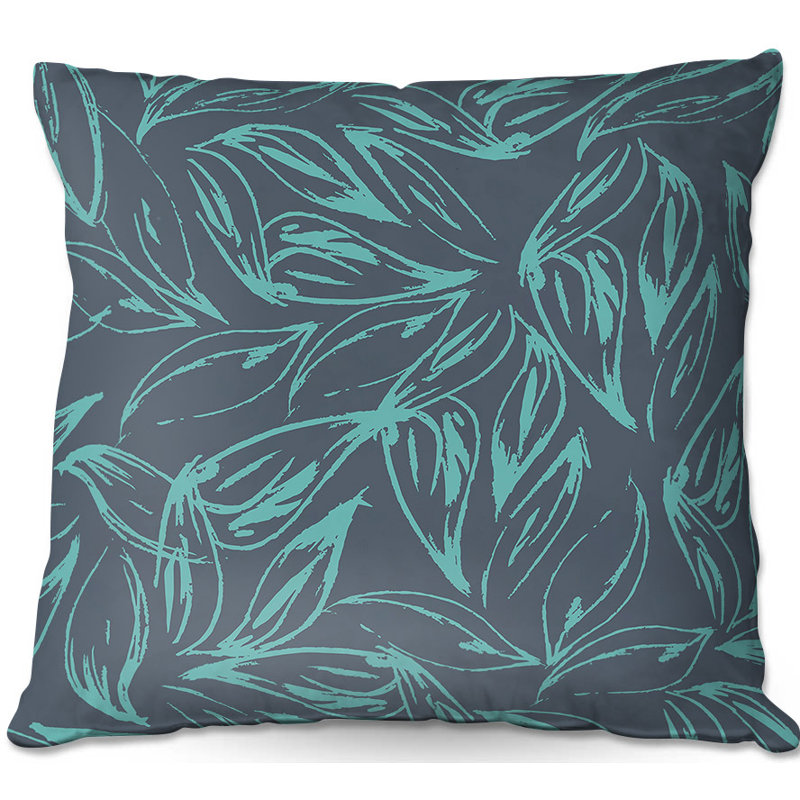 Coussin décoratif couches feuille, H 20 po x l 20 po x P 5 po