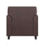 Chaise Adrey LeatherSoft avec structure aux coutures épurées-980595466