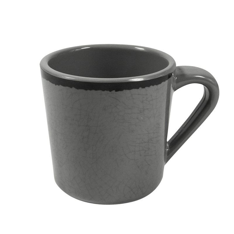 Mojave Melamine Coffee Mug, Gray, 14 oz
