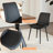 Leather Dining Chairs, Mid Century Modern Faux Leather Kitchen Chairs-1077669300-1077669307