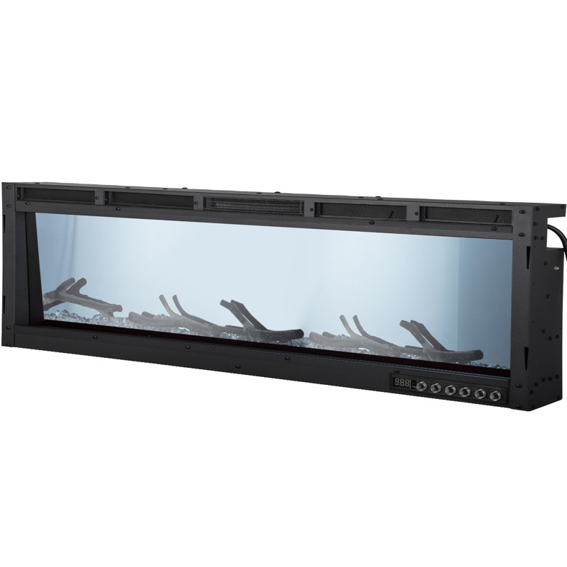Foyer électrique à commande vocale VEVOR, H 18 po x l 60 po x P 4,57 po