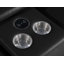 Canapé modulaire noir en cuir italien 5 pièces avec accoudoirs réglables en U noir-1701551345