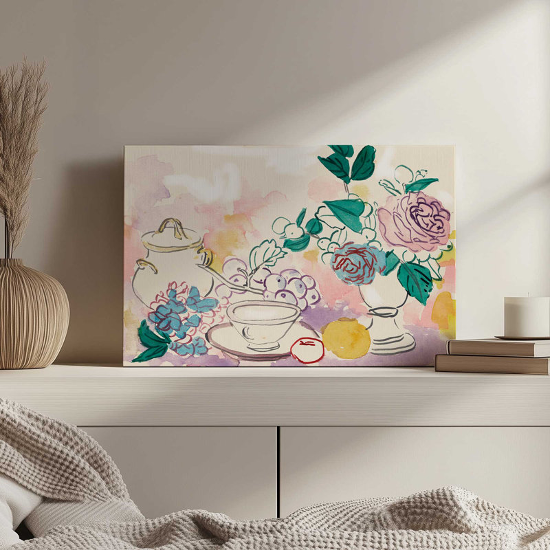 «Bouquet of Hues I» par Melissa Wang, reproduction d'art sur toile, H 18 po x l 24 po