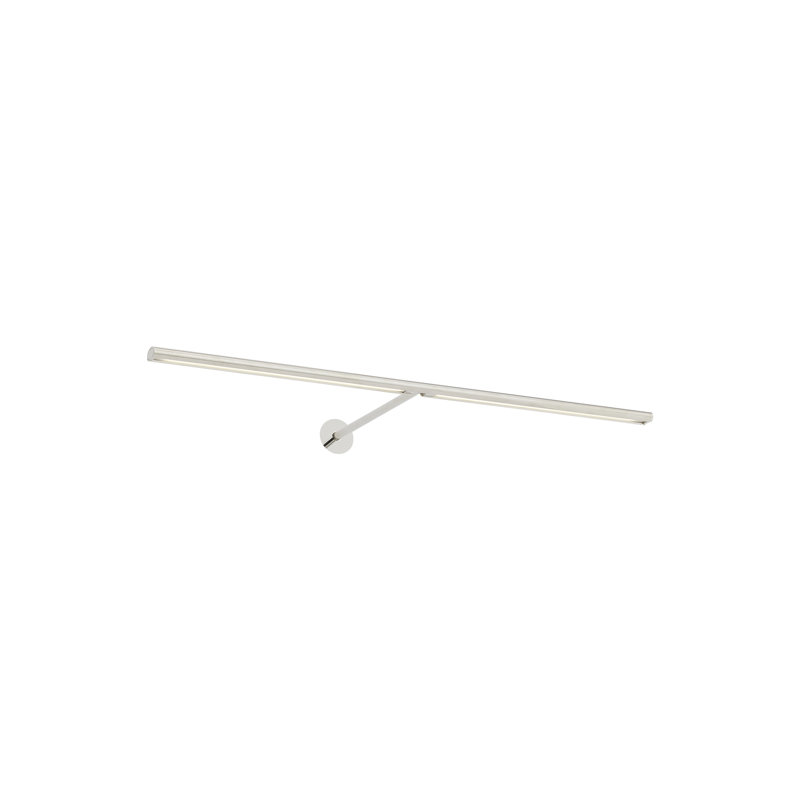 Plural Dimmable LED Wall Mounted Picture Light, Polished Nickel