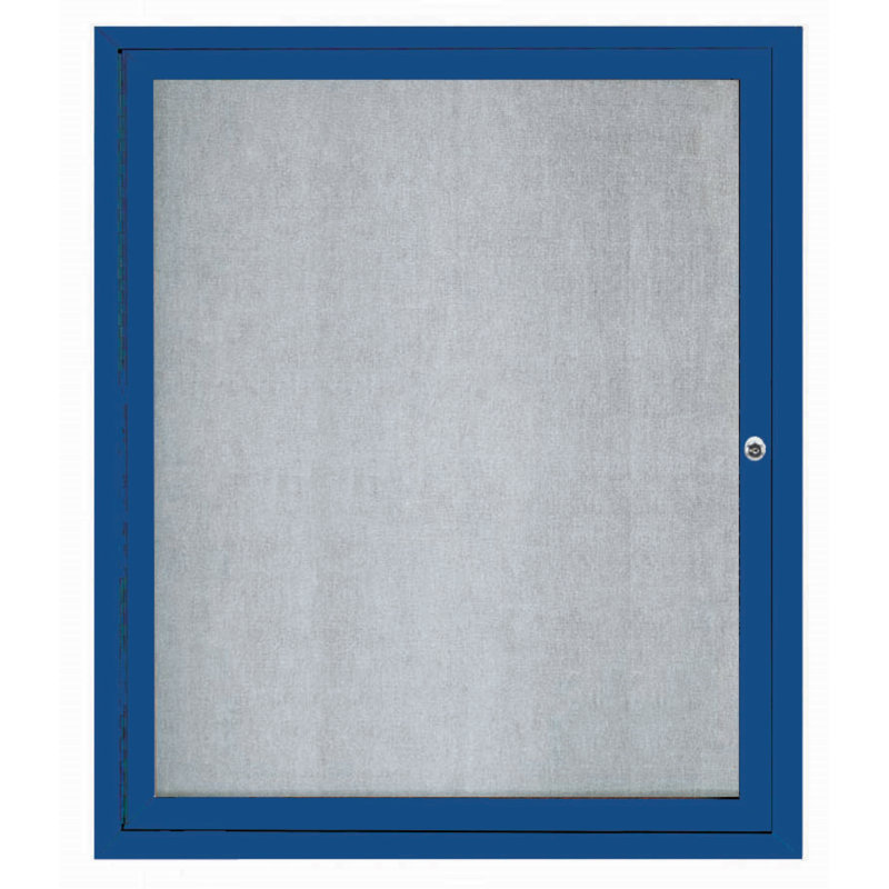 Tableau d'affichage mural extérieur pour l'extérieur, bleu, Un, H 36 po x l 30 po