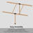 2 Sets Diy Pergola Brackets 3-Way Right Angle Corner Bracket