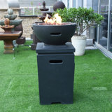 Athislus Liquid Concrete Column Fire Pit
