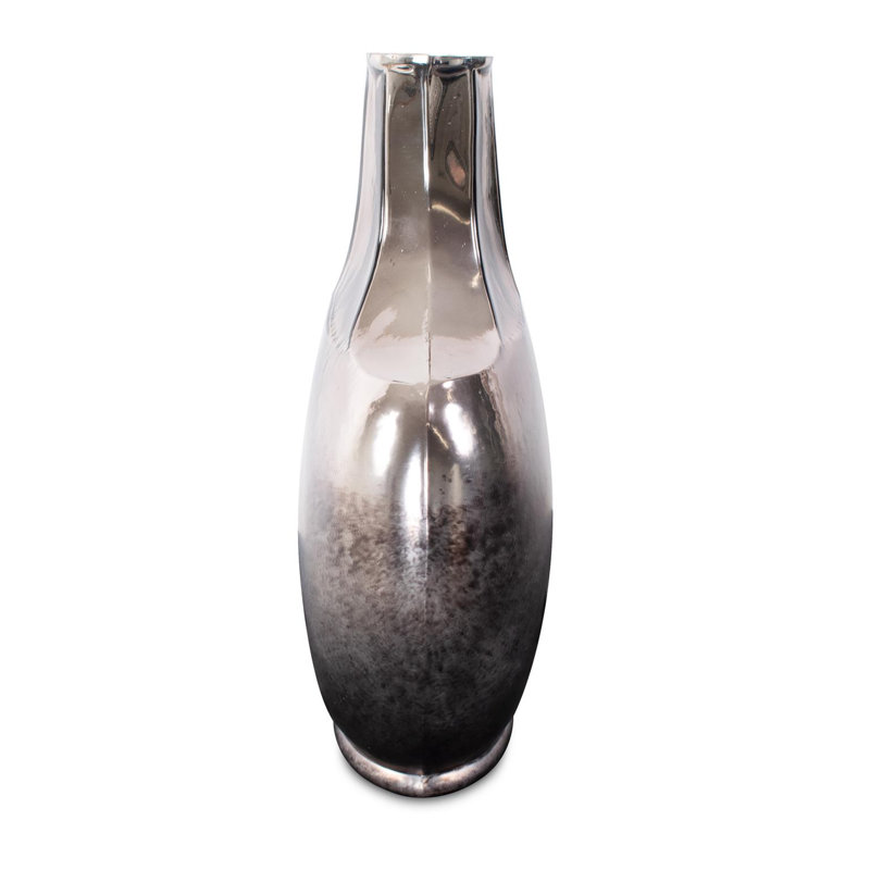 Advik Polished Silver Vase- Short, 15.5"